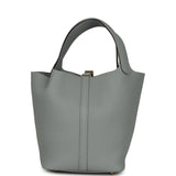 Hermes Picotin Lock 22 Gris Pantin Clemence Gold Hardware - Thumbnail View 4