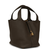 Hermes Picotin Lock 22 Vert Loden Clemence Gold Hardware - Thumbnail View 2
