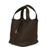 Hermes Picotin Lock 22 Vert Loden Clemence Gold Hardware - Thumbnail View 5