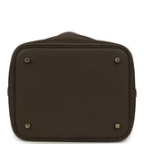 Hermes Picotin Lock 22 Vert Loden Clemence Gold Hardware - Thumbnail View 6