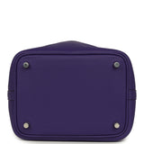 Hermes Picotin Lock 18 Purple Clemence Palladium Hardware - Thumbnail View 6