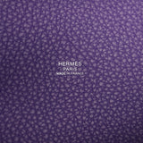 Hermes Picotin Lock 18 Purple Clemence Palladium Hardware - Thumbnail View 8