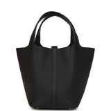 Hermes Picotin Lock 18 Black Clemence Palladium Hardware - Thumbnail View 4