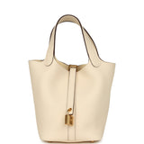 Hermes Picotin 18 Nata Clemence Gold Hardware - Thumbnail View 1