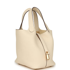 Hermes Picotin 18 Nata Clemence Gold Hardware