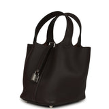 Hermes Picotin Lock 18 Ebene Clemence Palladium Hardware - Thumbnail View 5