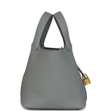 Hermes Picotin Lock 18 Gris Pantin Clemence Gold Hardware - Thumbnail View 3