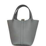 Hermes Picotin Lock 18 Gris Pantin Clemence Gold Hardware - Thumbnail View 4