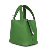 Hermes Picotin Lock 18 Vert Yucca Clemence Palladium Hardware - Thumbnail View 2