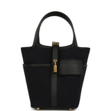 Hermes Picotin Cargo 18 Black Toile Goeland and Swift Gold Hardware - Thumbnail View 1