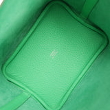 Hermes Picotin Lock 18 Vert Comics Clemence Palladium Hardware - Thumbnail View 7