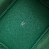 Pre-owned Hermes Picotin Lock 18 Vert Jade Clemence Palladium Hardware - Thumbnail View 7
