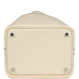 Hermes Picotin Cargo 18 Nata Swift and Toile Canvas Palladium Hardware - Thumbnail View 6