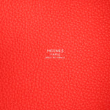 Hermes Picotin Lock 18 Orange Field Clemence Palladium Hardware - Thumbnail View 8