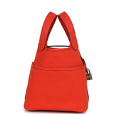 Hermes Picotin Cargo 18 Orange Field Swift and Toile Canvas Palladium Hardware - Thumbnail View 3