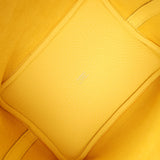 Hermes Picotin Lock Eclat 18 Limoncello Clemence and Orange Swift Palladium Hardware - Thumbnail View 7