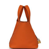 Hermes Picotin Lock 18 Orange Clemence Gold Hardware - Thumbnail View 3