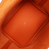 Hermes Picotin Lock 18 Orange Clemence Gold Hardware - Thumbnail View 7