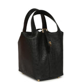 Hermes Picotin Lock 18 Black Ostrich Gold Hardware - Thumbnail View 2
