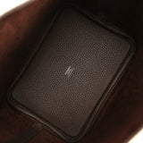 Hermes Picotin Lock 18 Bai Brun Clemence Palladium Hardware - Thumbnail View 7