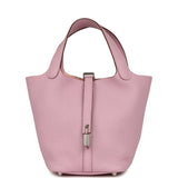 Hermes Picotin Lock 18 Mauve Sylvestre Clemence Palladium Hardware - Thumbnail View 1