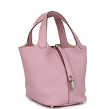 Hermes Picotin Lock 18 Mauve Sylvestre Clemence Palladium Hardware - Thumbnail View 2