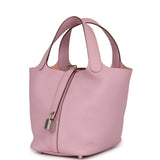 Hermes Picotin Lock 18 Mauve Sylvestre Clemence Palladium Hardware - Thumbnail View 5