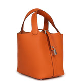 Hermes Picotin Lock 18 Orange Clemence Palladium Hardware - Thumbnail View 2