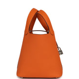 Hermes Picotin Lock 18 Orange Clemence Palladium Hardware - Thumbnail View 3