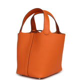 Hermes Picotin Lock 18 Orange Clemence Palladium Hardware - Thumbnail View 5