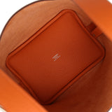 Hermes Picotin Lock 18 Orange Clemence Palladium Hardware - Thumbnail View 7