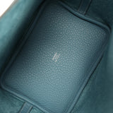 Hermes Picotin Lock 18 Blue Jean Clemence Palladium Hardware - Thumbnail View 7