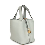 Hermes Picotin Lock 18 Bleu Pale Clemence Gold Hardware - Thumbnail View 2