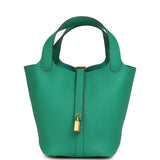 Hermes Picotin Lock 18 Vert Jade Maurice Gold Hardware - Thumbnail View 1