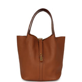 Pre-owned Hermes Picotin 22 Gold Clemence, Matte Alligator Touch Gold Hardware - Thumbnail View 1