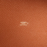 Pre-owned Hermes Picotin 22 Gold Clemence, Matte Alligator Touch Gold Hardware - Thumbnail View 8