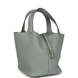 Hermes Picotin Lock 22 Gris Pantin Clemence Palladium Hardware - Thumbnail View 2
