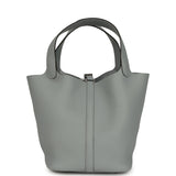 Hermes Picotin Lock 22 Gris Pantin Clemence Palladium Hardware - Thumbnail View 4