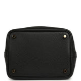 Pre-owned Hermes Picotin Lock 18 Black Clemence Gold Hardware - Thumbnail View 6