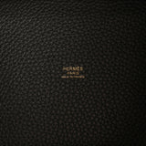 Pre-owned Hermes Picotin Lock 18 Black Clemence Gold Hardware - Thumbnail View 7