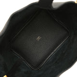 Pre-owned Hermes Picotin Lock 18 Black Clemence Gold Hardware - Thumbnail View 8