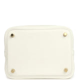 Hermes Picotin Lock 18 New White Clemence Gold Hardware - Thumbnail View 6