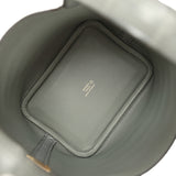 Hermes Micro Picotin Lock 14 Gris Ciment Matte Alligator Gold Hardware - Thumbnail View 8