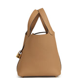 Pre-owned Hermes Picotin Lock 18 Chai Clemence Gold Hardware - Thumbnail View 3