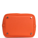 Hermes Picotin Lock 18 Tangerine Clemence Palladium Hardware - Thumbnail View 6
