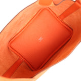 Hermes Picotin Lock 18 Tangerine Clemence Palladium Hardware - Thumbnail View 8