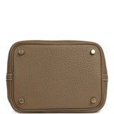 Hermes Picotin Lock 18 Etoupe Clemence Gold Hardware - Thumbnail View 6