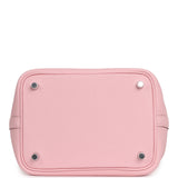 Hermes Picotin Lock 18 Rose Sakura Clemence Palladium Hardware - Thumbnail View 6