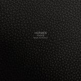 Pre-owned Hermes Picotin Lock 22 Black Clemence Palladium Hardware - Thumbnail View 7