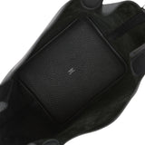 Pre-owned Hermes Picotin Lock 22 Black Clemence Palladium Hardware - Thumbnail View 8